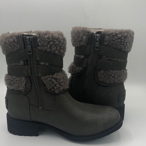 UGG Blayre Slate Boot IVE Sheepskin Leather Boot - Picture 4 of 8